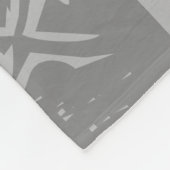 Geometrische vormgeving fleece deken (Hoek)