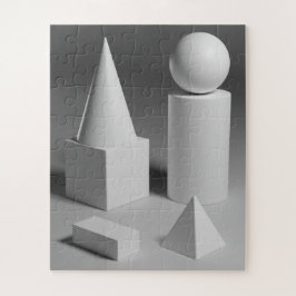 Geometrische vormgeving legpuzzel