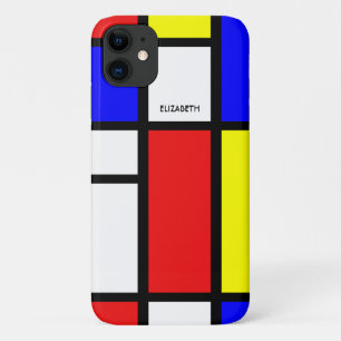 Geometrische vormgeving Mondriaan geïnspireerd do Case-Mate iPhone Case