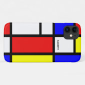 Geometrische vormgeving Mondriaan geïnspireerd doo Case-Mate iPhone Case (Achterkant (horizontaal))