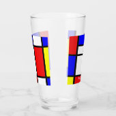 Geometrische vormgeving Mondriaan geïnspireerd doo Glas (Links)