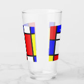 Geometrische vormgeving Mondriaan geïnspireerd doo Glas (Rechts)