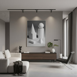 Geometrische vormgeving poster