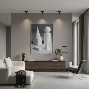 Geometrische vormgeving poster