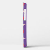 Geometrische vormretroflectiepatroon  abstra Case-Mate iPhone case (Achterkant / Links)