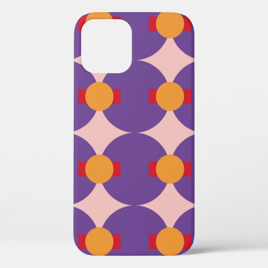 Geometrische vormretroflectiepatroon  abstra Case-Mate iPhone case (Achterkant)