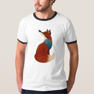 Geometrische vos t-shirt
