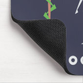 Geometrische Vrouw Beste dokter ter wereld Muismat (Hoek)