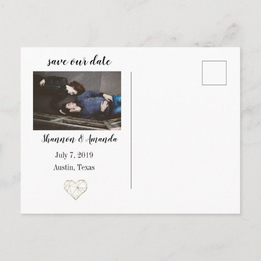 Geometrische vulling Sparen de Datum na Kaarten (Achterkant)