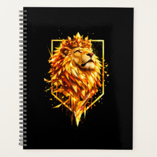 Geometrische Vuur Leeuwen Kroon Planner