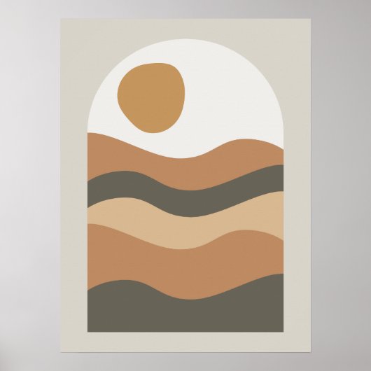 Geometrische wandkunst poster (Voorkant)