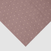 Geometrische Warm Neutrals Beige Polka Dots Craft Tissuepapier (Detail)