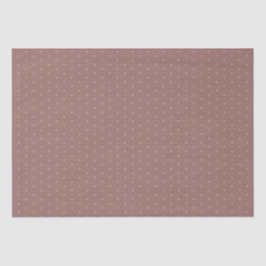 Geometrische Warm Neutrals Beige Polka Dots Craft Tissuepapier (Voorkant)