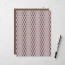 Geometrische Warm Neutrals Bloemen Scrapbook Papie