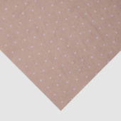 Geometrische Warm Neutrals Bruine Polka Dots Craft Tissuepapier (Detail)
