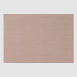 Geometrische Warm Neutrals Bruine Polka Dots Craft Tissuepapier