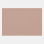 Geometrische Warm Neutrals Bruine Polka Dots Scrap Inpakpapier Vel (Voorkant 3)