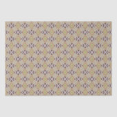 Geometrische Warm Neutrals Diamonds Craft Tissuepapier (Voorkant)