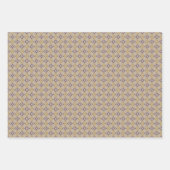 Geometrische Warm Neutrals Diamonds Scrapbook Inpakpapier Vel (Voorkant)
