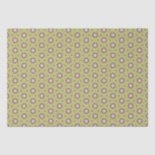 Geometrische Warm Neutrals Hexagon Bullseyes Craft Tissuepapier