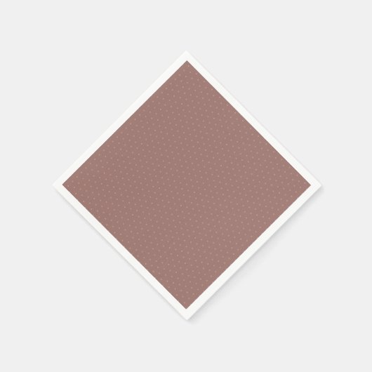 Geometrische warme neutralen Beige Polka Dots Servet (Hoek)