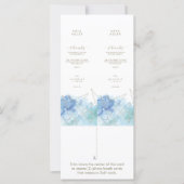 Geometrische Waterverf bruiloft Fotografie (Voorkant)