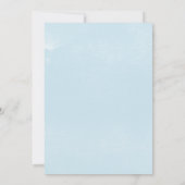 Geometrische Waterverf bruiloft Kaart (Achterkant)