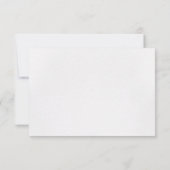 Geometrische Waterverf Crystals Weddenschap RSVP Kaartje (Achterkant)