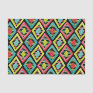 Geometrische Waterverf Diamonds Tissuepapier