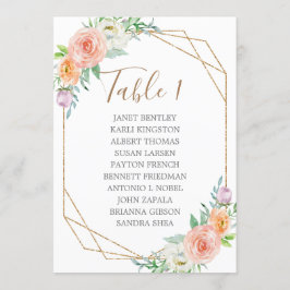 Geometrische Waterverf drijvende straten Programmakaart