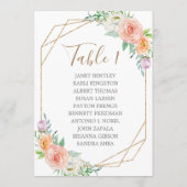 Geometrische Waterverf drijvende straten Programmakaart (Achterkant)