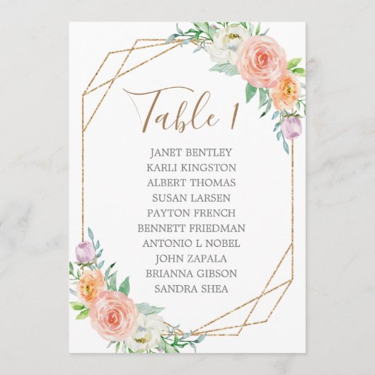 Geometrische Waterverf drijvende straten Programmakaart (Achterkant)