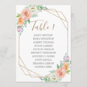 Geometrische Waterverf drijvende straten Programmakaart (Voorkant)