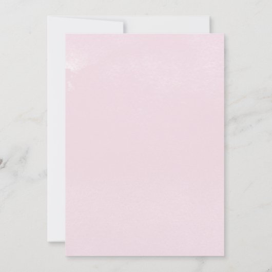 Geometrische Waterverf | Geweld formeel huwelijk Kaart (Achterkant)