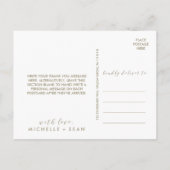 Geometrische Waterverf Hartelijk dank Briefkaart (Achterkant)