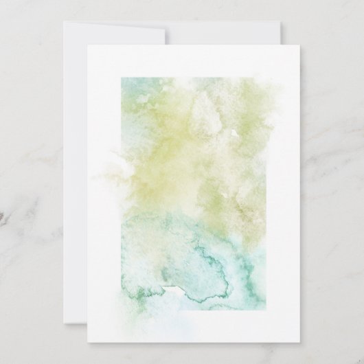 Geometrische waterverf kristal drive by Shower Kaart (Achterkant)