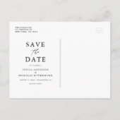 Geometrische Waterverf Lente-bloemen sparen de dat Aankondigingskaart (Achterkant)