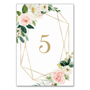 Geometrische Waterverf Lente Bloemen Tafel 5 Bruil Kaart