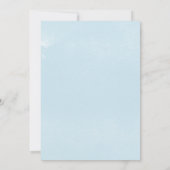 Geometrische Waterverf Monogram Weddenschap Kaart (Achterkant)