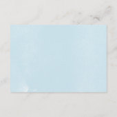 Geometrische Waterverf Silver Details Invoegen Kaa Informatiekaartje (Achterkant)