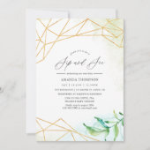 Geometrische waterverf Sip en zie Kaart (Voorkant)