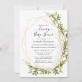 Geometrische waterverf van groene aandrijving door kaart (Voorkant)