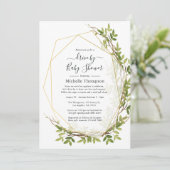 Geometrische waterverf van groene aandrijving door kaart (Staand voorkant)