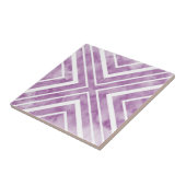 Geometrische Waterverf van zachte pruimen Tegeltje (Zijkant)