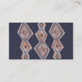 Geometrische waterverf visitekaartje (Achterkant)