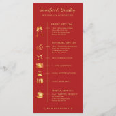 Geometrische Waterverf Vloeiende Kaart van de tijd (Achterkant)