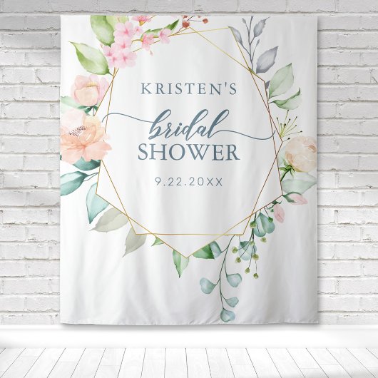 Geometrische Waterverf Vrijgezellenfeest van de Fl Wandkleed