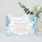 Geometrische Waterverf weddenschappen Kaart (Staand voorkant)