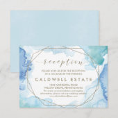 Geometrische Waterverf weddenschappen Kaart (Voorkant / Achterkant)