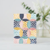 Geometrische waterverven briefkaart (Staand voorkant)